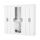 Guarda-roupa Stanley 8 Portas 4 gavetas Plus Branco
