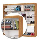 Guarda-roupa Stanley 8 Portas 4 gavetas Plus Cinamomo