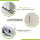 Guarda Roupa Star 3 Portas 9 Gavetas Sallêto Cinamono Off Whi