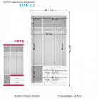 Guarda Roupa Star Com 3 Portas Dinossauros