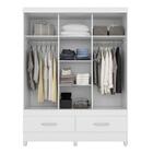 Guarda Roupa Suecia 3 Portas Deslizantes Com Espelho 2 Gaveta