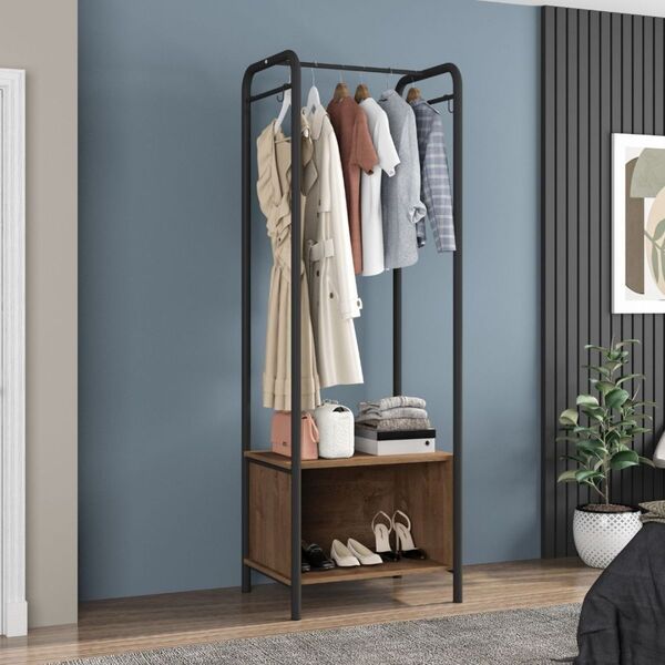 Guarda Roupa T01 Roupeiro Modulado Closet Milão Pop Preto