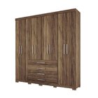 Guarda-Roupa Talento 8 Portas 4 Gavetas mais Cômoda 1 Porta 4