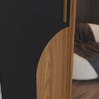 Guarda-roupa Talles 2 Portas Deslizantes 3 Gavetas Detalhes E