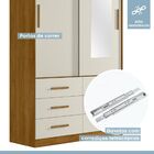 Guarda Roupa Texas Com Espelho 2 Portas 6 Gavetas Tigus Baby