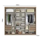 Guarda-roupa Thb Sofisticatto Full Glass