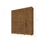 Guarda-roupa Tokio 6 Portas Com Espelho