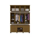 Guarda-roupa Triplex 9 Portas Topázio Imbuia – Fabrimóveis