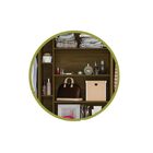 Guarda Roupa Triplex Eccos Capelinha Imbuia C/ Espelho – Fabr