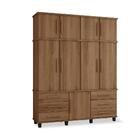 Guarda Roupa Triplex Prisma 04 Portas Freijó Fabrimóveis