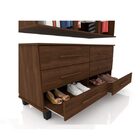 Guarda Roupa Triplex Prisma 3 Portas Noce – Fabri Móveis