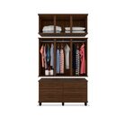 Guarda Roupa Triplex Prisma 3 Portas Noce - Fabri Móveis