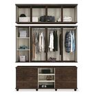 Guarda Roupa Triplex Prisma 4 Portas Noce – Fabri Móveis