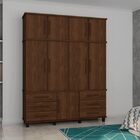 Guarda Roupa Triplex Prisma 4 Portas Noce – Fabri Móveis