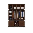 Guarda Roupa Triplex Prisma 4 Portas Noce - Fabri Móveis