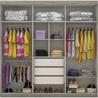 Guarda-roupa Tunísia 6 Portas - Moval - Carvalho / Camurca