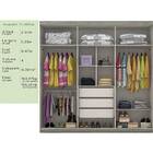 Guarda-roupa Tunísia 6 Portas - Moval - Carvalho / Camurca