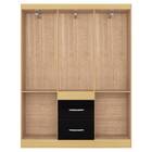Guarda Roupa Turim 6 Portas Damasco Preto Tana Decor