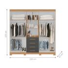 Guarda Roupa Turquia Nature/titanium