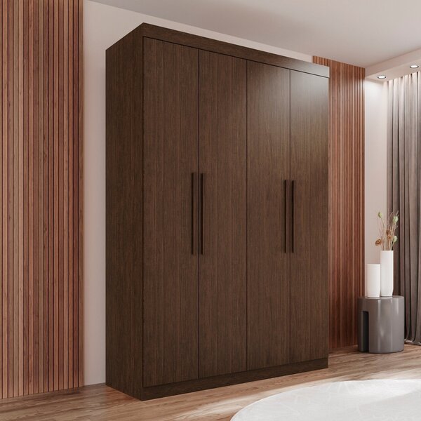 Guarda-roupa Ubatuba Plus 4 Portas 3 Gavetas New Canion