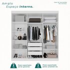 Guarda-roupa Ubatuba Plus 6 Portas 3 Gavetas Branco Neve