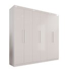 Guarda-roupa Ubatuba Plus 6 Portas 3 Gavetas Branco Neve