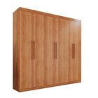Guarda-roupa Ubatuba Plus 6 Portas 3 Gavetas Cinamomo