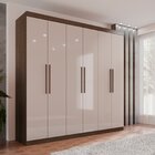 Guarda-roupa Ubatuba Plus 6 Portas 3 Gavetas New Canion/off W