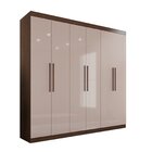 Guarda-roupa Ubatuba Plus 6 Portas 3 Gavetas New Canion/off W