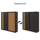 Guarda Roupa Velaris 2 Portas De Correr Flex - Móveis Lopas