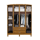 Guarda Roupa Veneza 4 Portas Clássica Mogno Móveis Mpo