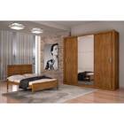 Guarda-roupa Veneza Luxo 3 Portas E 4 Gavetas - Rufato - Ypê