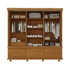 Guarda-roupa Veneziana 3 Portas De Correr - 100% Madeira Mogn