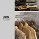 Guarda Roupa Venice 6 Portas, 4 Gavetas E 3 Cabideiros Com Pé