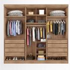 Guarda Roupa Verona 6 Portas Pux Alumini Amêndoa Off White