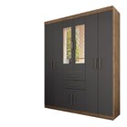 Guarda Roupa Verona 8 Portas E 2 Gavetas Com Espelhos
