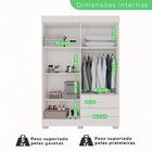 Guarda-roupa Verona Premium 4 Portas 2 Gavetas Com Espelho Sa