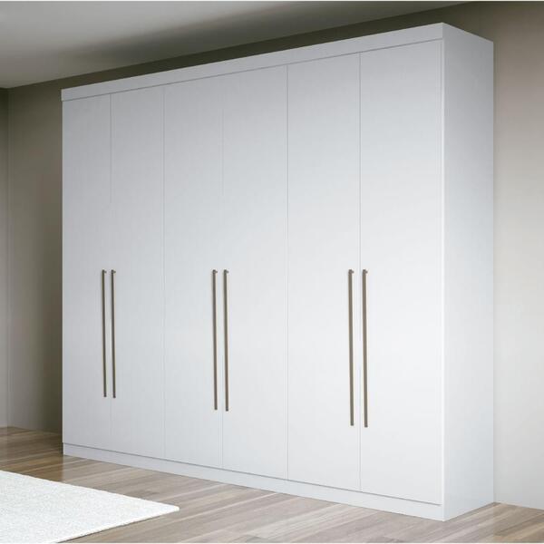 Guarda Roupa Versalhes Com 6 Portas - Branco