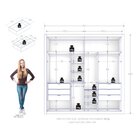 Guarda-roupa Versalles 2 Portas 6 Gavetas Nogueira