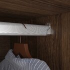 Guarda-roupa Versalles 2 Portas 6 Gavetas Nogueira