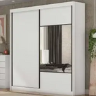 Guarda Roupa Versatto Casal 2 Portas 6 Gavetas Com Espelho No