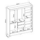 Guarda Roupa Verso 6 Portas Demobile