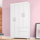 Guarda Roupa Vicenza Branco/rosa