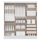 Guarda-roupa Viena 3 Portas De Correr 3 Gavetas Mdp Maxel