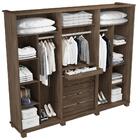 Guarda Roupa Viena 6 Portas E 5 Gavetas Mdp  Conquista Móveis