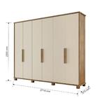 Guarda Roupa Viena 6 Portas E 5 Gavetas Mdp  Conquista Móveis