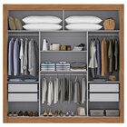 Guarda-roupa Viena Espelhado Yescasa Cinamomo/off White