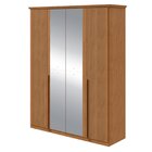 Guarda-roupa Vince 4 Portas 6 Gavetas 4 Prateleiras Com Espel