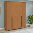 Guarda-roupa Vince 4 Portas 6 Gavetas 4 Prateleiras Com Pés A