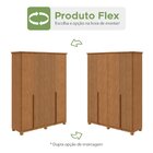 Guarda-roupa Vince 4 Portas 6 Gavetas 4 Prateleiras Com Pés A